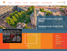 Tablet Screenshot of grotekerk.pknalblasserdam.nl